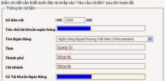 Hướng dẫn rút tiền từ tài khoản 12bet