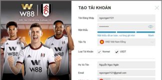 Biểu mẫu tạo tài khoản cá độ bóng đá qua mạng